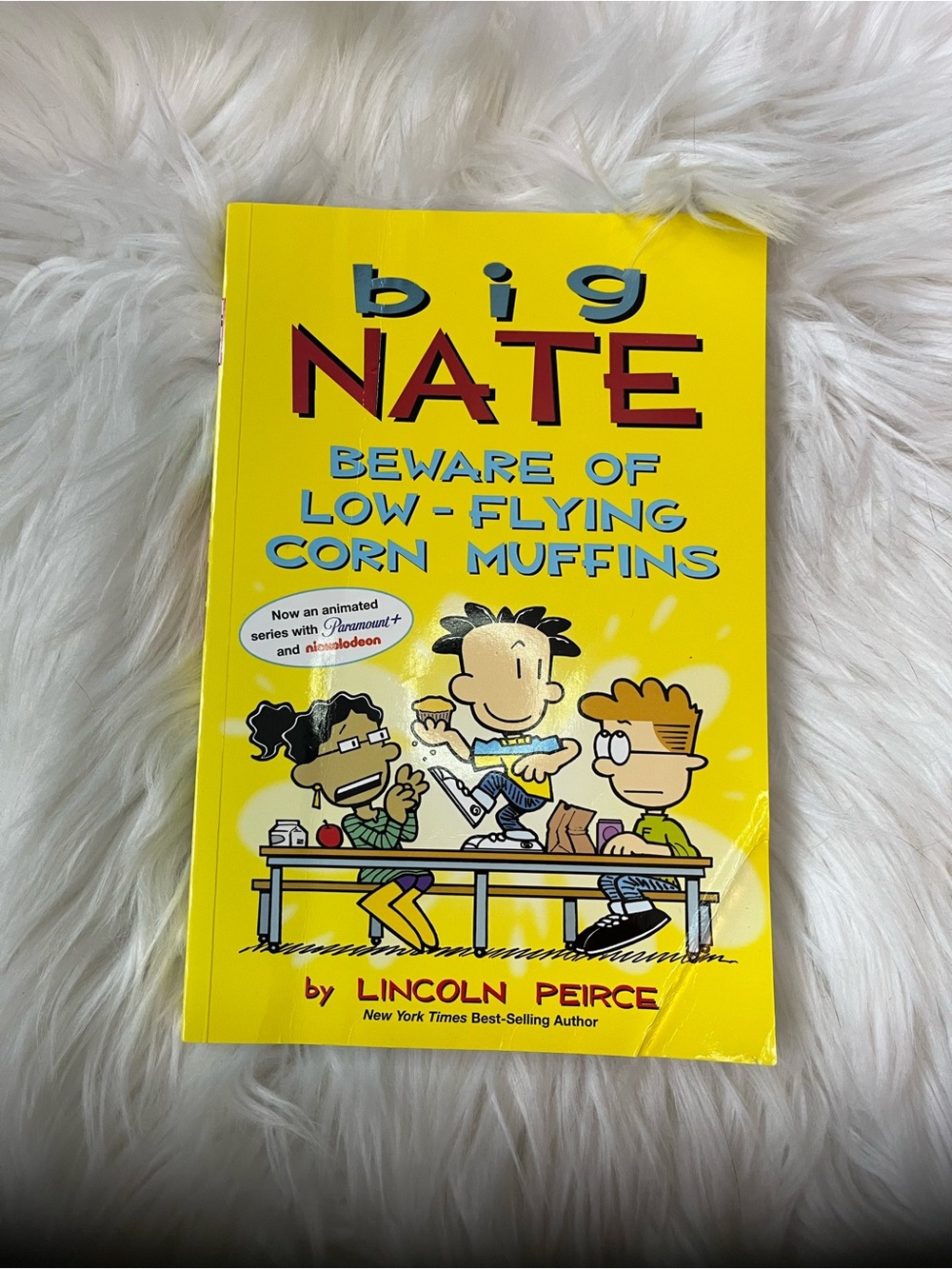 Big Nate: Beware of Low-Flying Corn Muffins – Yellow Cover by